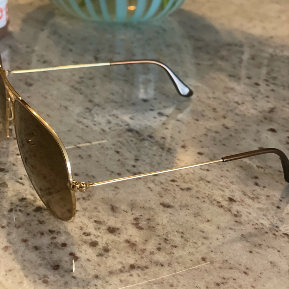 Barely Used Large Rayban Aviators - image 3